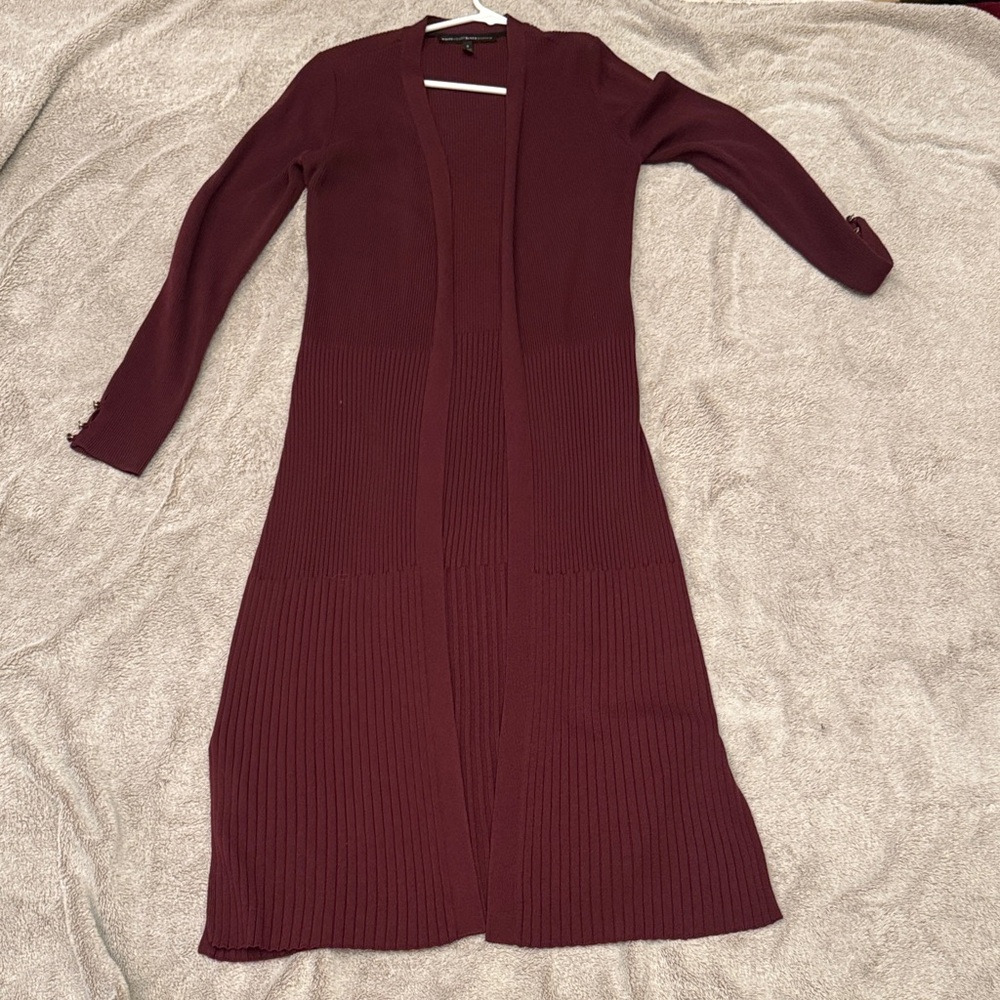 White House Black Market Deep Red Sweater